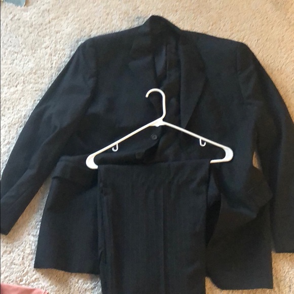 Calvin Klein Other - Black pinstripe suit with pants included